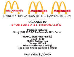9 : Sixty (60) $20 McDonald's Gift Cards ($1,200 Value!)